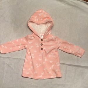 Carters Velour Sweatshirt, New, Size 12 Mo
